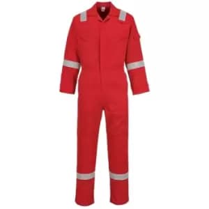 Portwest - C814RERS - sz Long S Iona Cotton Coverall - Red - Red