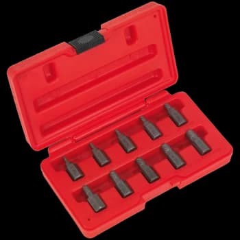 Sealey 10 Piece Multi Spline Screw Extractor Set