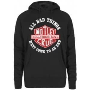 Motley Crue Bad Boys Shield Ladies Hoodie size: Small