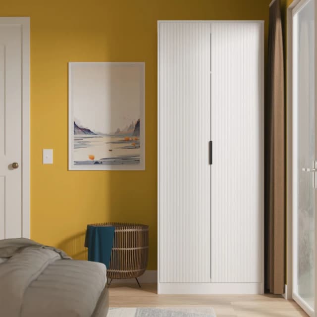 Ready Assembled 2 U Menai 2 Door Wardrobe (Ready Assembled) in White White Unisex