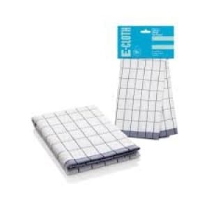 E-Cloth Classic Check Blue E Towel