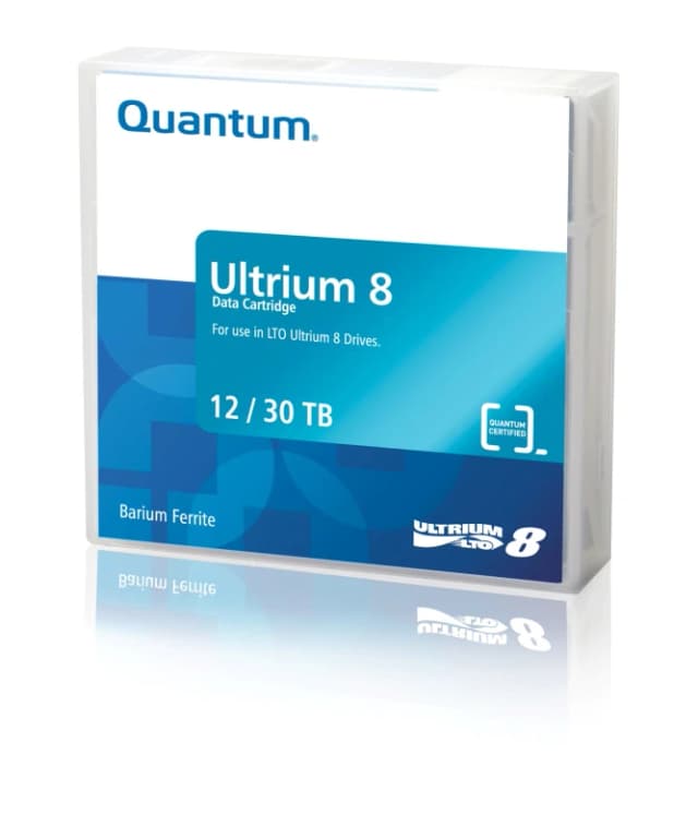 Quantum Ultrium 8 Bar Code Labeled Blank data tape 12 TB LTO 1.26 cm
