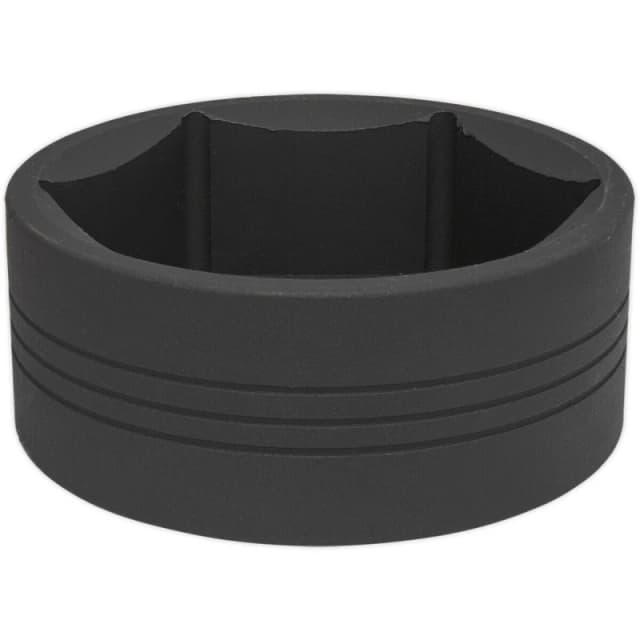 Loops 100mm Commercial 6 Point Impact Socket Bit - 1" Square Drive - Drop Forged Steel Metallics