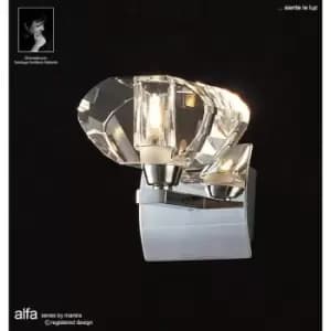 Wall light spain Alfa 1 Bulb G9 Spanish Design polished chrome