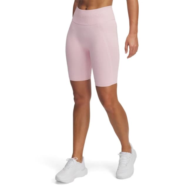 Under Armour Womens Vanish Seamless Performance Gym Shorts Prime Pink female 10 (S)