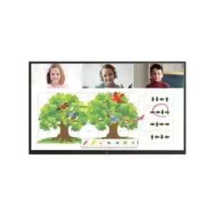 65"Black Interactive Display Ultra HD 390 cd/m2 16/7 Operation