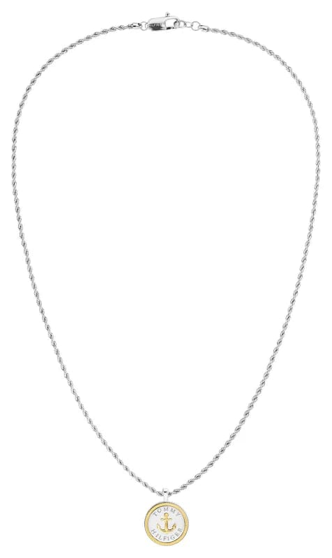 Tommy Hilfiger 2790690 Nautical Silver Rope Chain Pendant Jewellery