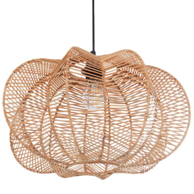 Beliani Pendant Lamp Kibi Rattan Natural