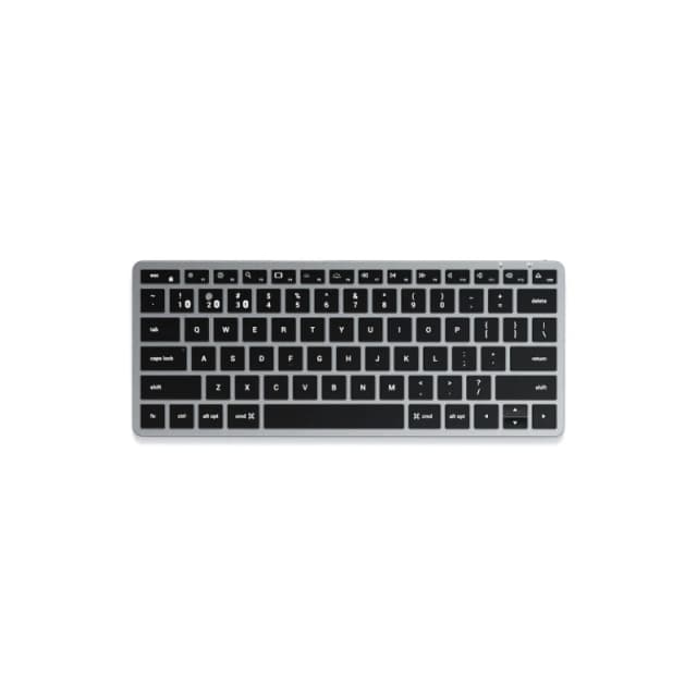 Satechi Slim X1 keyboard Office Bluetooth QWERTZ German Black. Grey