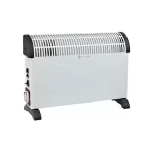 2kw 2000w Convector Heater Radiator with Turbo Fan & 24 Hour Timer