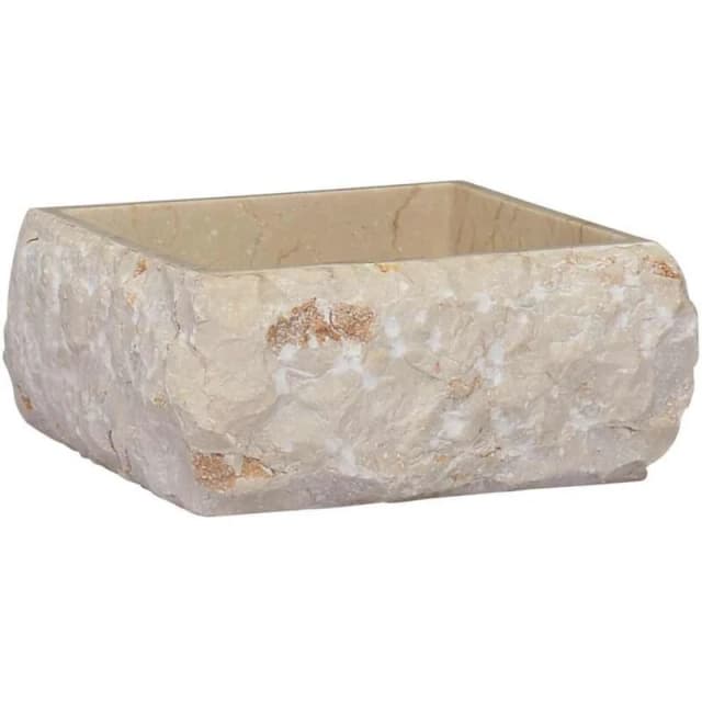 VIDAXL Sink Cream 30x30x13cm Marble vidaXL 8720286300855