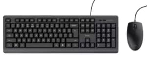 Trust TKM-250 keyboard Mouse included USB QWERTZ German Black