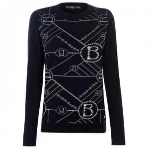 Biba Logo Spot Jumper - Navy