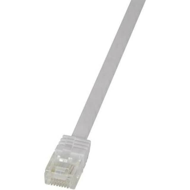 LogiLink 0.5m Cat6 U/UTP RJ45 networking cable White U/UTP (UTP)