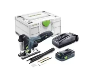 Festool PSC 420 HPC 4,0 EBI-Plus 18V 1 x 4.0Ah EB Pendulum Jigsaw Kit