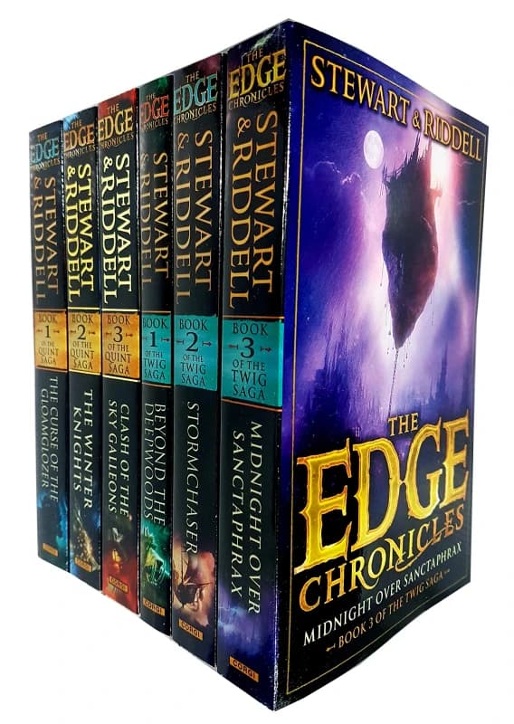 The Edge Chronicles 6 Books Collection Set Chris Riddell Books