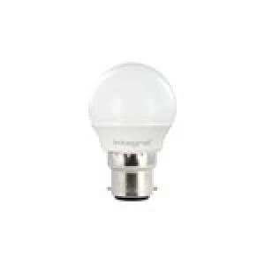 Integral Mini Globe 3.4W (25W) 2700K 250lm B22 Non-Dimmable Frosted Lamp