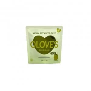 Oloves Pitted Basil & Garlic Green Olives Snack 30g x 10