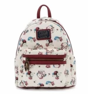 Loungefly Marvel Spiderman Floral Mini Backpack