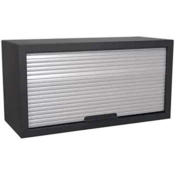 Sealey Superline Pro Modular Tambour Front Wall Cabinet MSS System Black / Grey