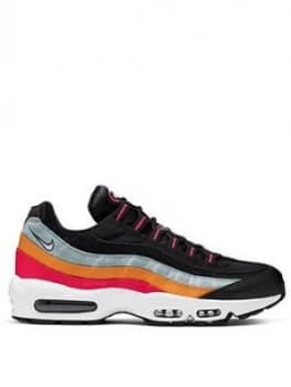 Nike Air Max 95 Essential - Black/Blue/Red, Black/Blue/Red, Size 6, Men