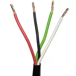 200m Outdoor Rated 4 Core Speaker Cable 1.5mmA² OXYGEN FREE COPPER (OFC) 100V Wire