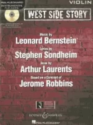 west side story for violin instrumental play along book cd