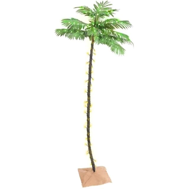 VIDAXL LED Palm Tree Warm White 136 LEDs 220cm Vidaxl 8720287138730