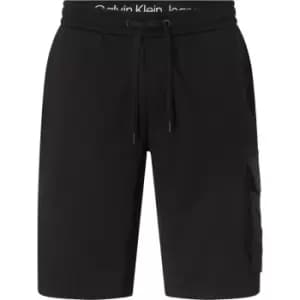 Calvin Klein Jeans Monologo Badge Hwk Short - Black