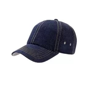 Atlantis Action 6 Panel Chino Baseball Cap (One Size) (Denim)