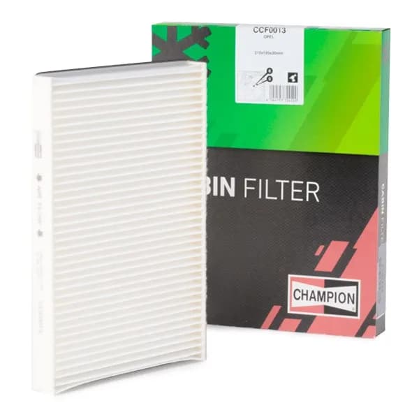 CHAMPION CCF0013 Pollen filter Pollen Filter, Particulate Filter 294 195 30 VAUXHALL: Astra Mk5, Astra Mk5 Sport Hatch, Astra Mk5 Kombi Filter, inter