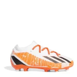 adidas X Messi .3 Junior FG Football Boots - White