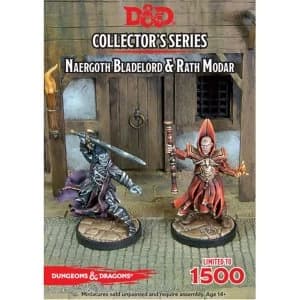 Dungeons & Dragons Collector's Series Rise of Tiamat Miniature Naergoth Bladelord & Rath Modar