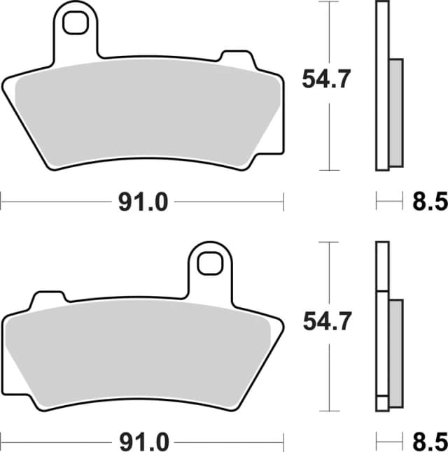 Sintered Brake pads - 07BB40SA