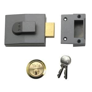 Yale Locks 82 Deadbolt Nightlatch 60mm Backset DMG Finish Box