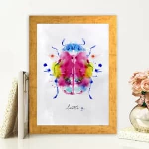 AC740784997 Multicolor Decorative Framed MDF Painting