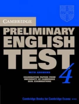 Cambridge Preliminary English Test 4. Students Book with Answers by Cambridge Esol Paperback