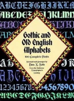 Gothic and Old English Alphabets by Dan X. Solo Book