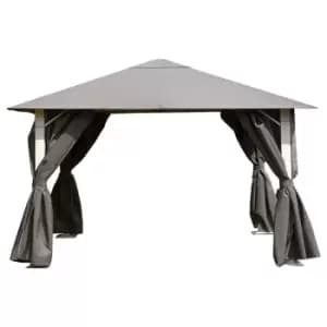 4x3m Vintage Grey Gazebo