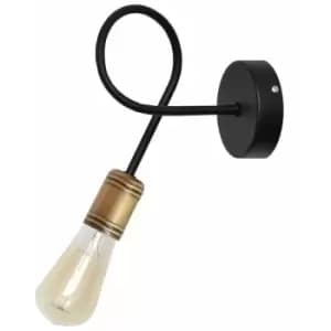 Helam Oxford Wall Lamp Black, Patina 25cm