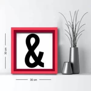 3030AHS-0100k Multicolor Decorative Framed MDF Painting