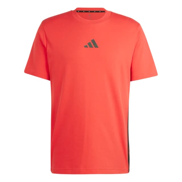 Adidas T-Shirt adidas Essentials 3-Stripes Single Rouge Male L