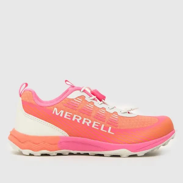 Merrell pink multi agility peak Girls Junior trainers Pink Multi UK 1 (EU 33)