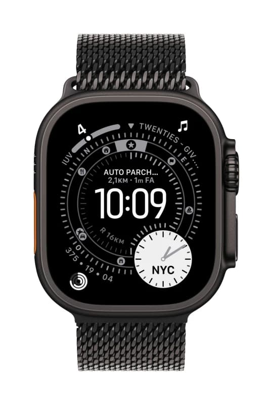 Apple Apple 49mm Black Titanium Milanese Loop - Medium MXKG3ZM/A