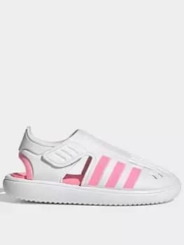adidas Sportswear Adidas Unisex Kids Water Sandal, White/Pink, Size 1 Older