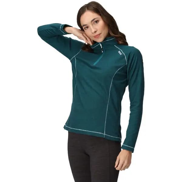 Regatta Womens/Ladies Montes Half Zip Lightweight Microfleece Top 12 - Bust 36' (92cm)