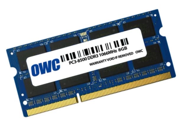 OWC 8GB. PC8500. DDR3. 1066MHz memory module 1 x 8GB