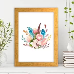 AC1035563785 Multicolor Decorative Framed MDF Painting