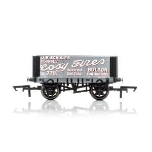 Hornby 6 Plank Wagon Scholes & Sons 778 Era 3 Model Train