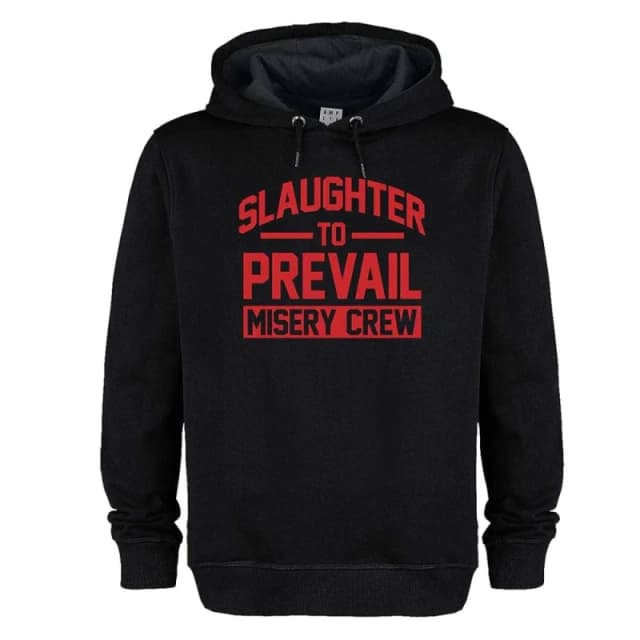 Amplified Mens Misery Crew Slaughter To Prevail Hoodie in Black Size: XS Black Male XS
